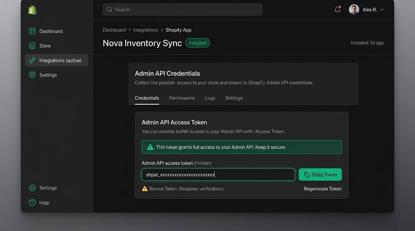 Shopify Token Reveal